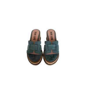 NEW BIBI LOU women's holly 65 sandal in verde botella